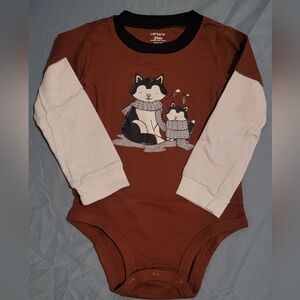 Carters baby boy longsleeve onsie size 24 months